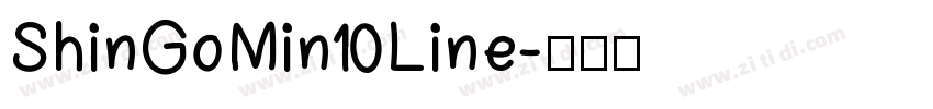 ShinGoMin Line字体转换